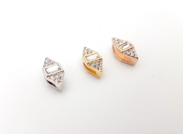 Glitzer Spitze Schieber für Mesh Armbänder